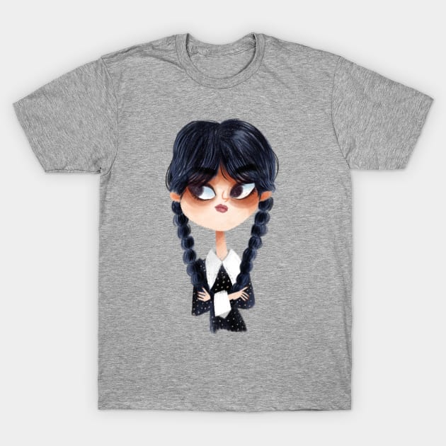 Wednesday Addams T-Shirt by Geeksarecool